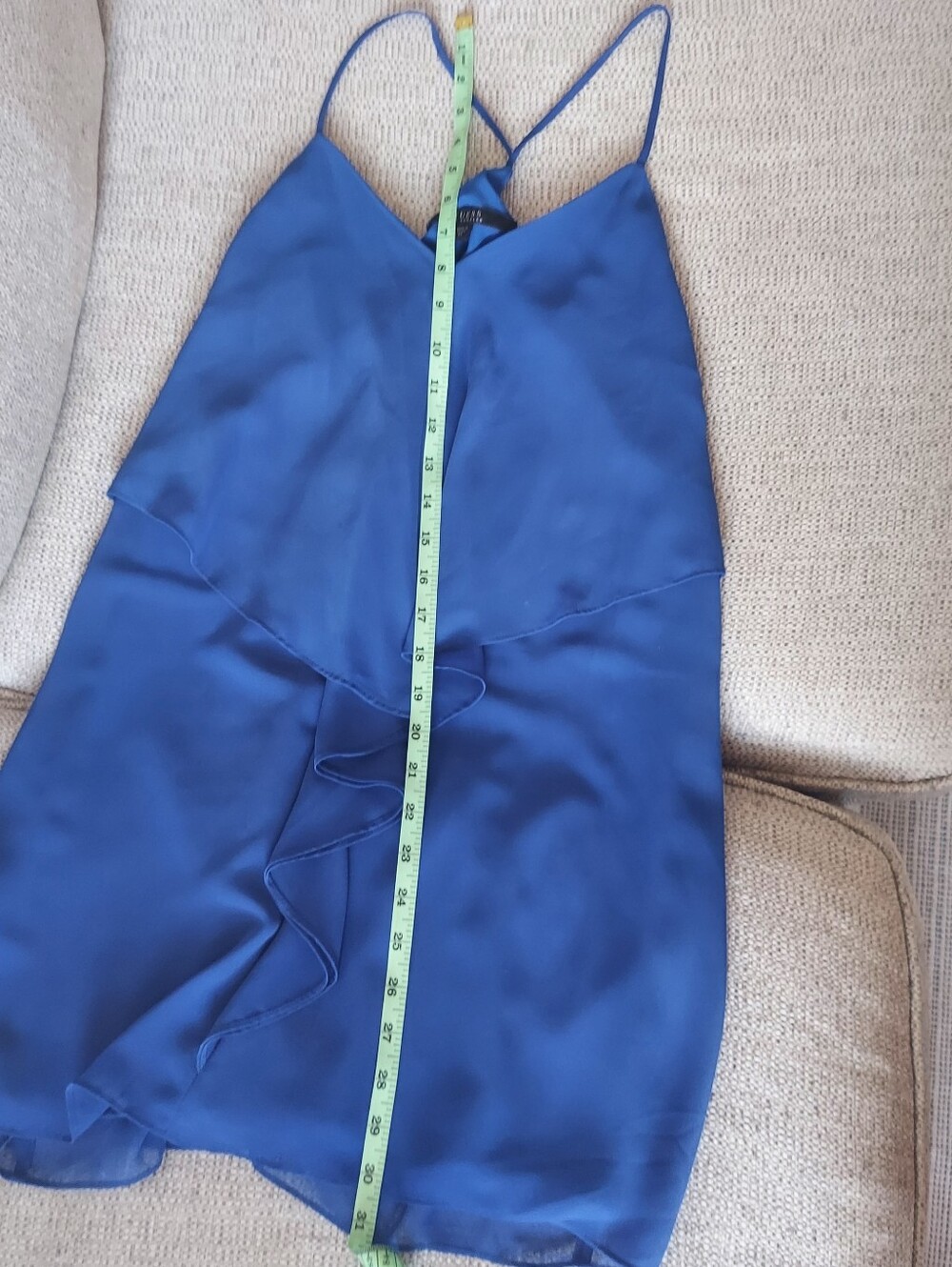 Guess Royal Blue A-Line Dress